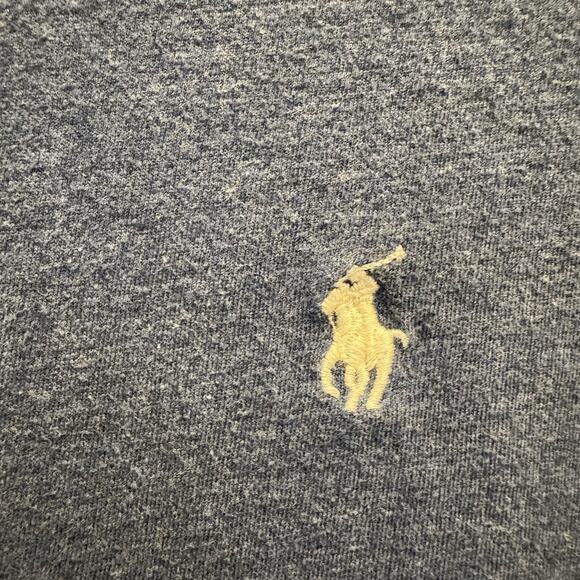 Polo Ralph Lauren Shirt Mens Small Blue Long Sleeve Crewneck Pullover Classic - Picture 5 of 12